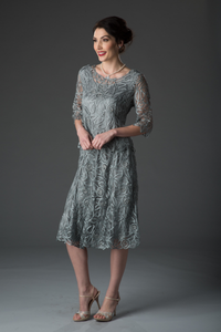 Soulmates C9128 Hand Crocheted Silk Lace Garden Party Top with Skirt Set