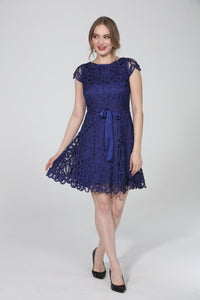 Soulmates D1308 Lace Mini Cocktail Party Dress