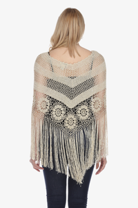 Soulmates G1009 Hand Crocheted Poncho