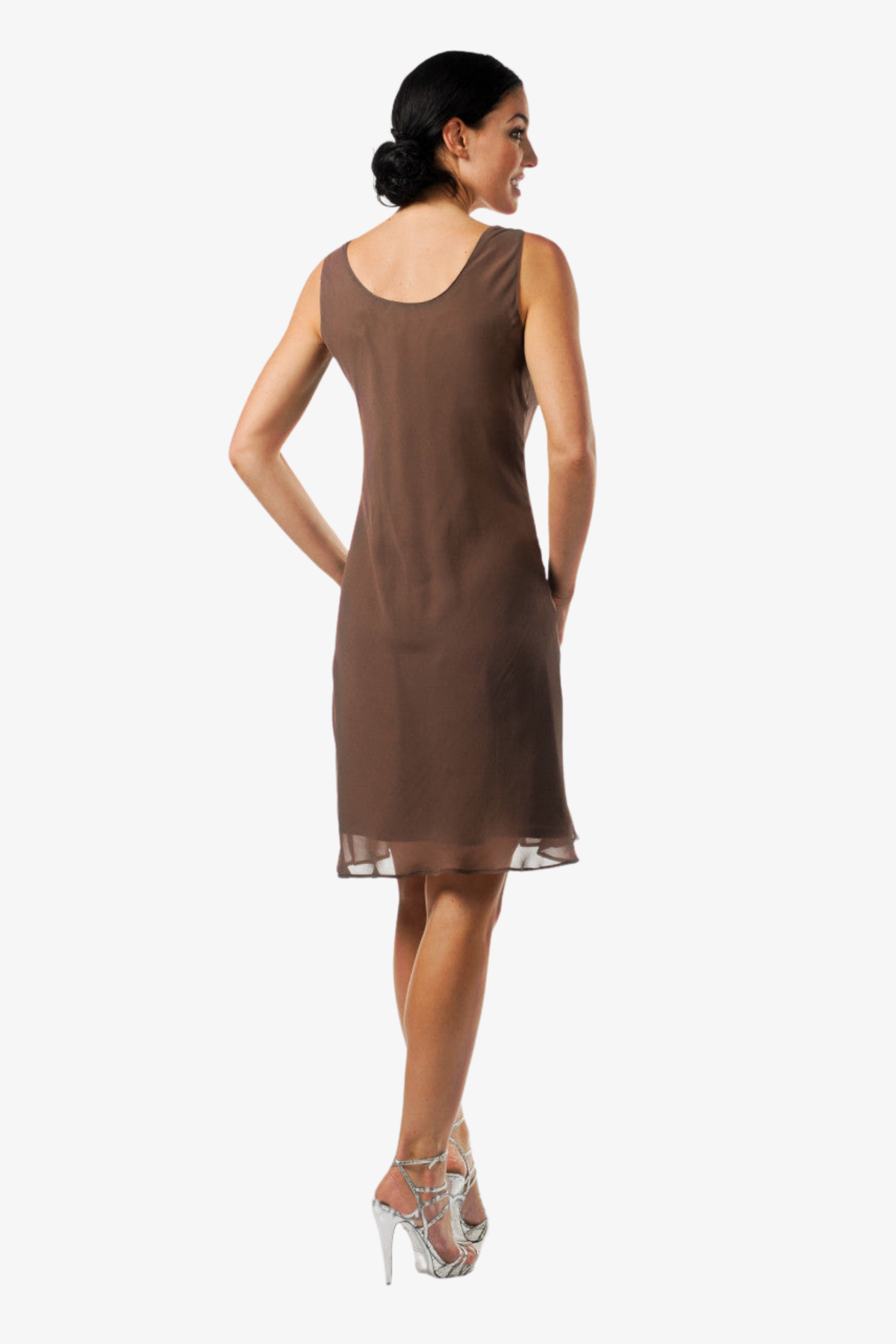 Soulmates S1201 Silk Chiffon Tank Dress