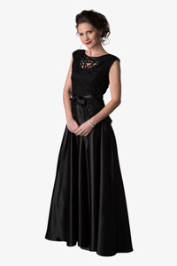 Soulmates 1611 Embellished Bow Formal Evening Dress