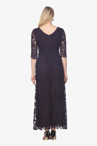 Soulmates 1616 Embroidered Sheath Evening Dress