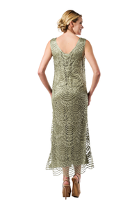 Soulmates C1062 Scallop Hand Crocheted Lace Dress with Jacket Set (Capsule)