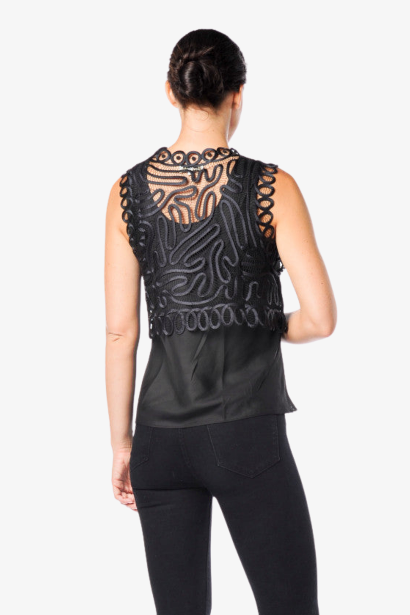 Soulmates C28S Hand Crocheted Lace Vest