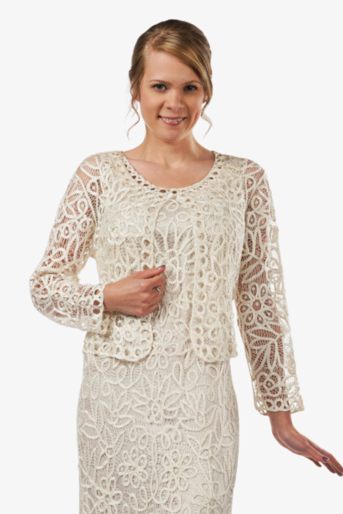 Soulmates C402 Hand Crocheted Beaded Jacket