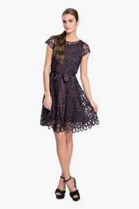 Soulmates D1308 Lace Mini Cocktail Party Dress