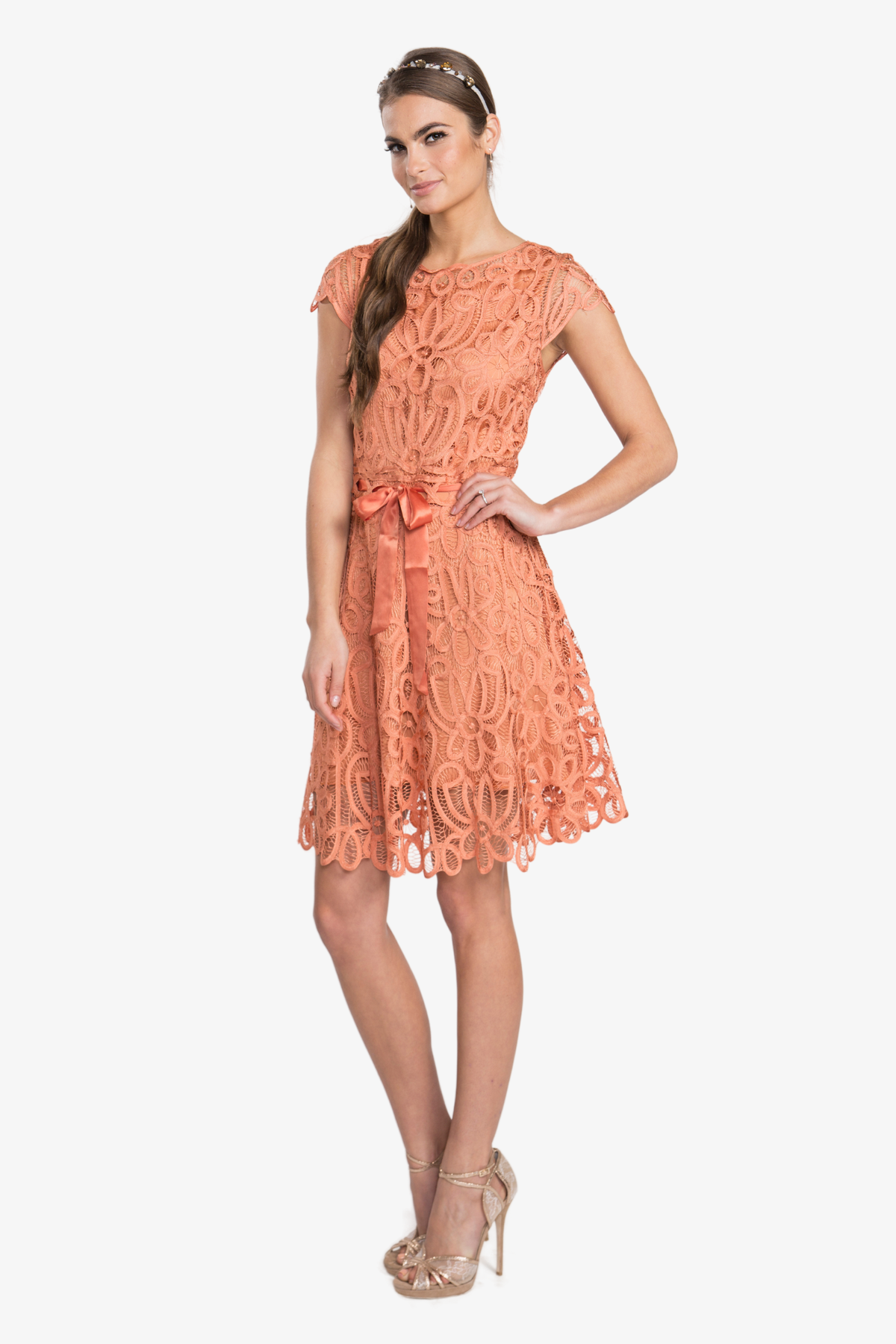 Soulmates D1308 Lace Mini Cocktail Party Dress