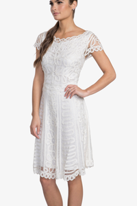 Soulmates D1319 Hand Crocheted Lace Wedding Party Bridal Shower Dress