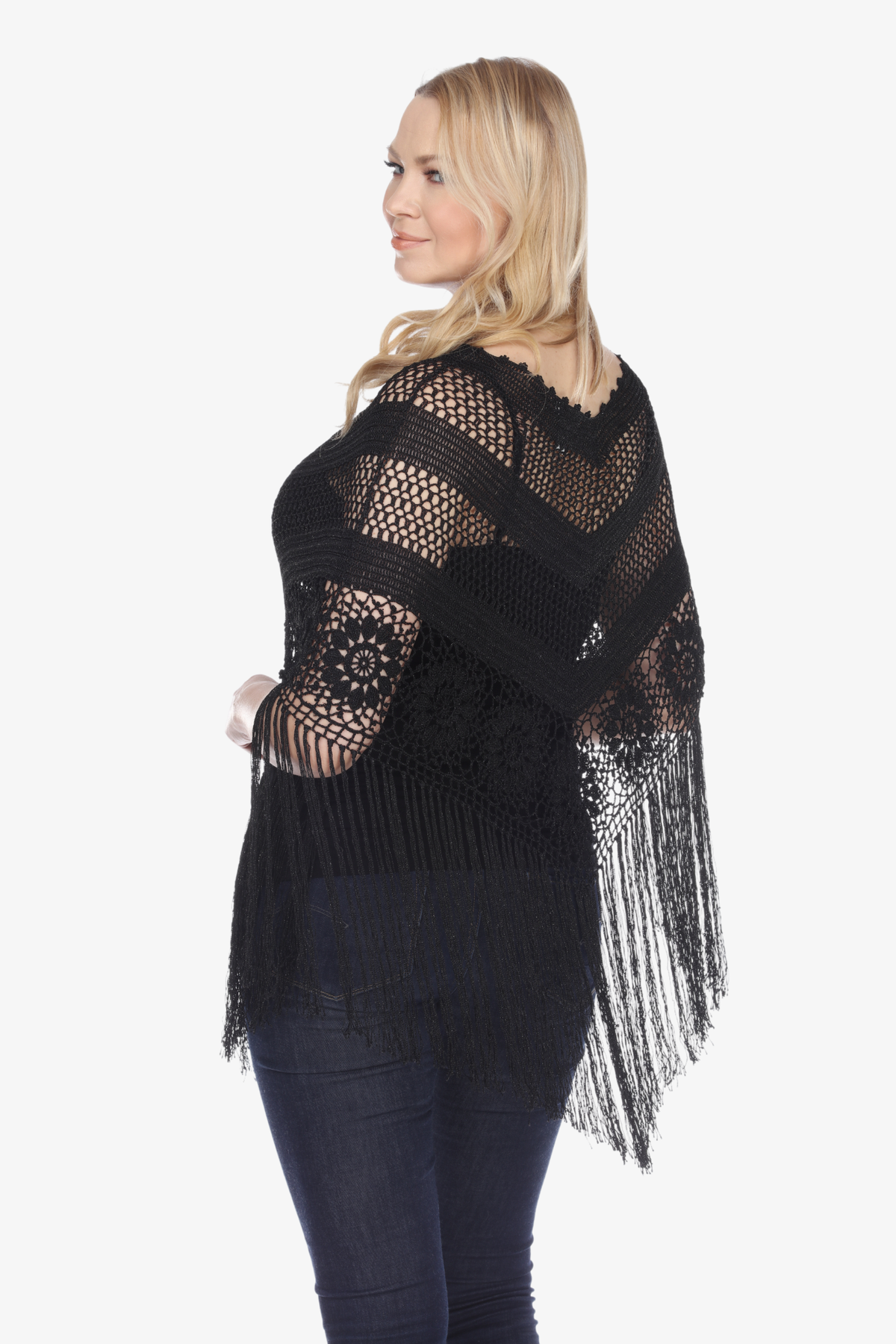 Soulmates G1009 Hand Crochet Poncho