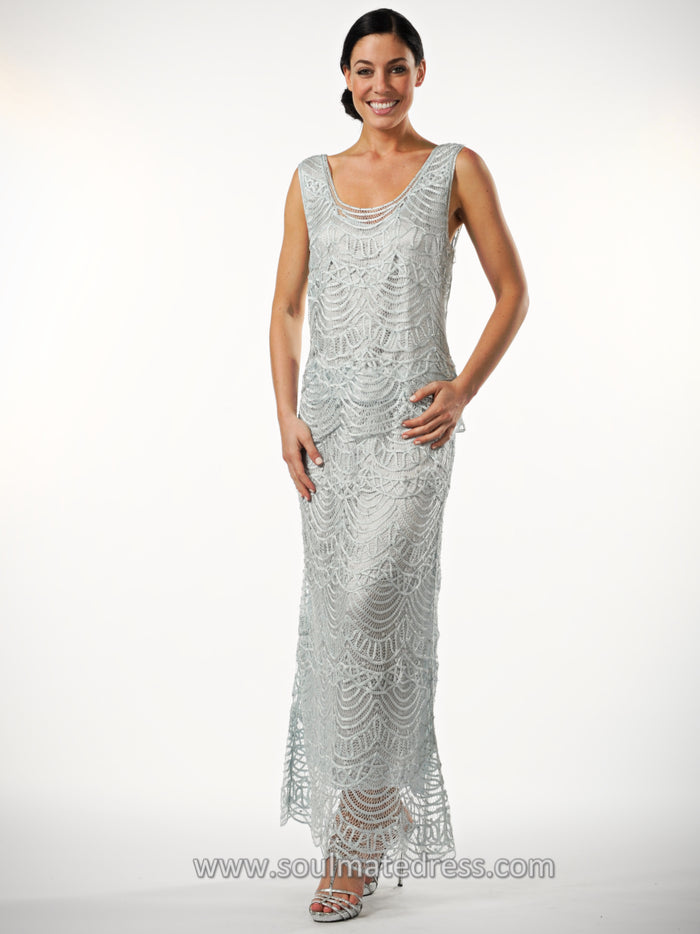 Soulmates C1060 Signature Mother of Bride Scallop Jacket Top and Skirt Set (Capsule)