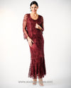 Three Piece Wave Crochet Lace Mother of Bride Dress