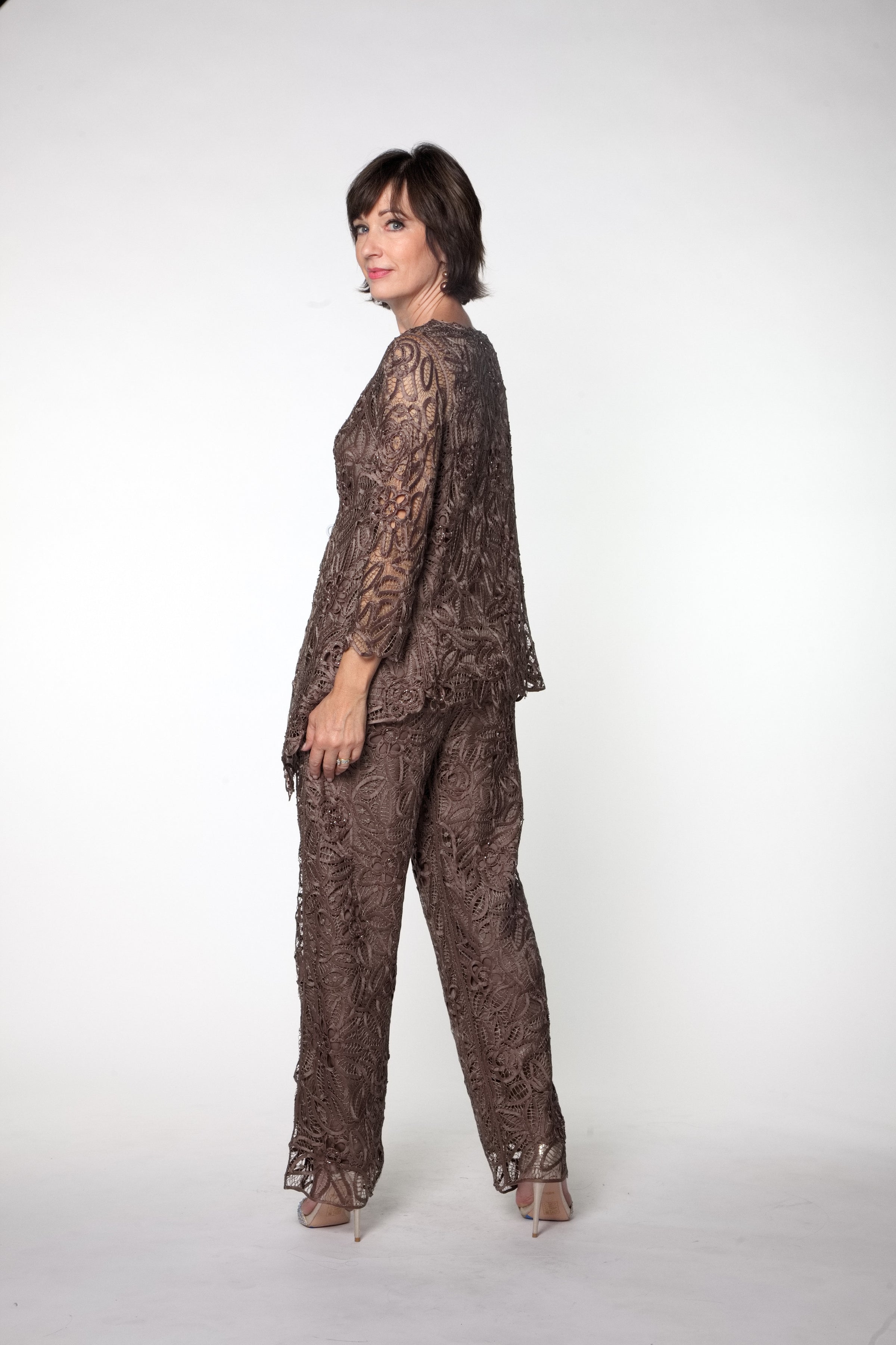 Plus Size Asymmetrical Hem Top and Pants Set - Fabulously Dressed Boutique  – Fabulously Dressed Boutique