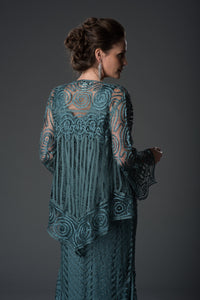 Soulmates D7156 Hand Crocheted Jacket Top and Skirt Set (Capsule)